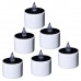 6 Pcs Outdoor Solar Candles Realistic Flameless LED Tea Lights for Wedding Decor 191598096206  173472676820